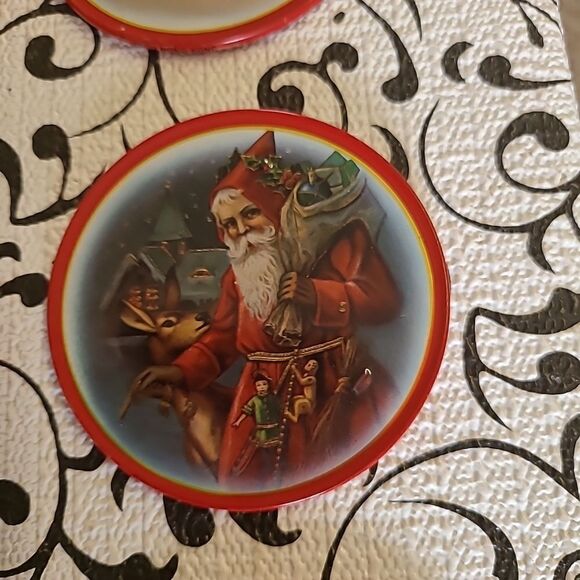 Vintage Tin Christmas CoastCoasters - Picture 7 of 10
